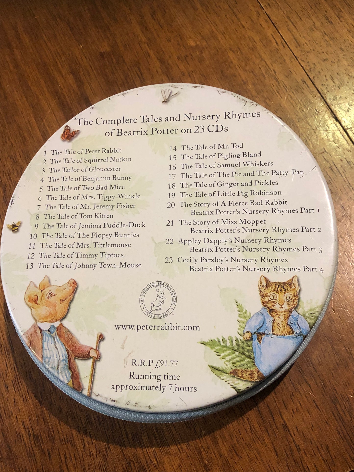 Beatrix Potter Audio Books - 21 CD's in total.