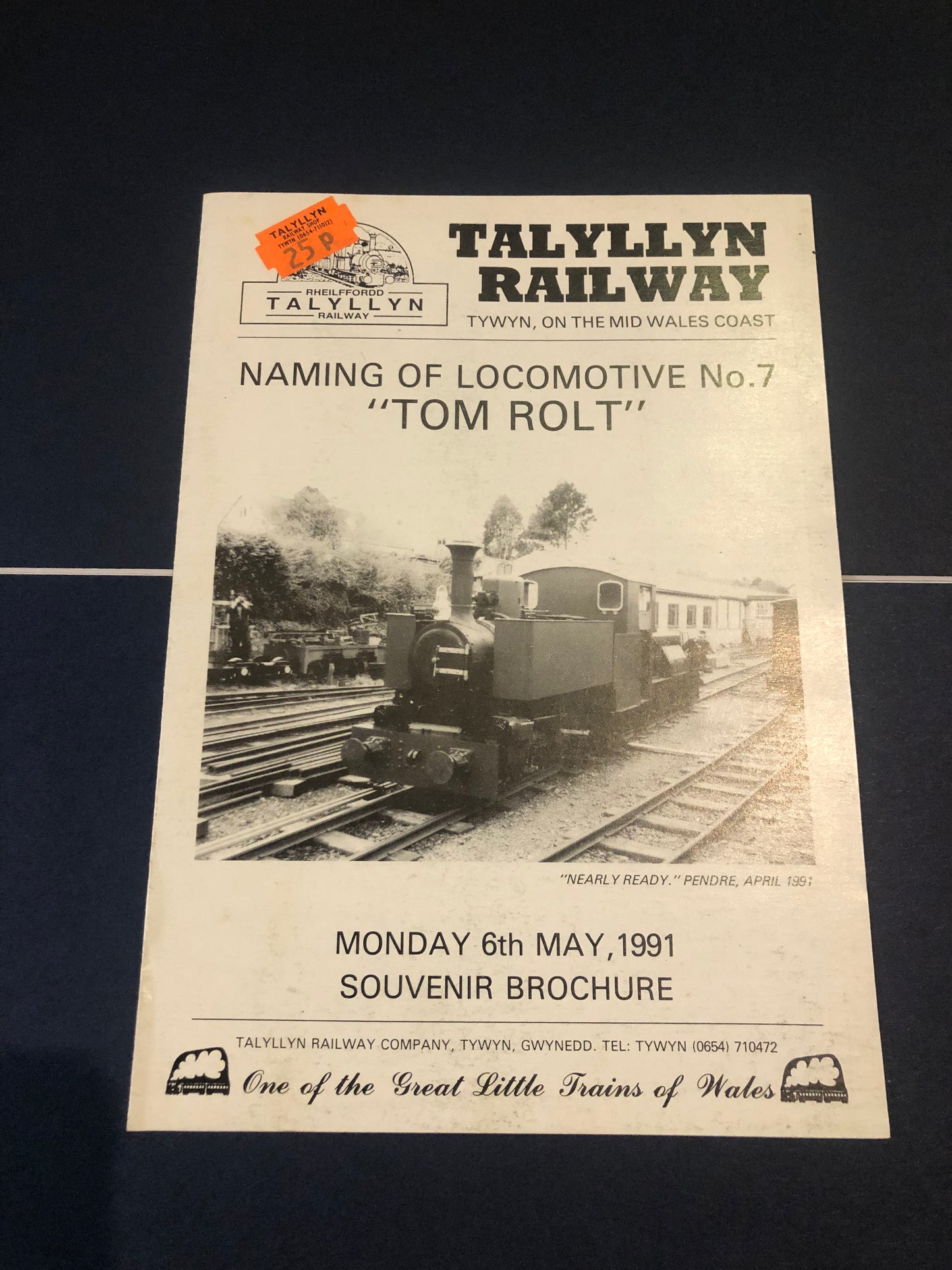 Talyllyn Railway Souvenir Brochure